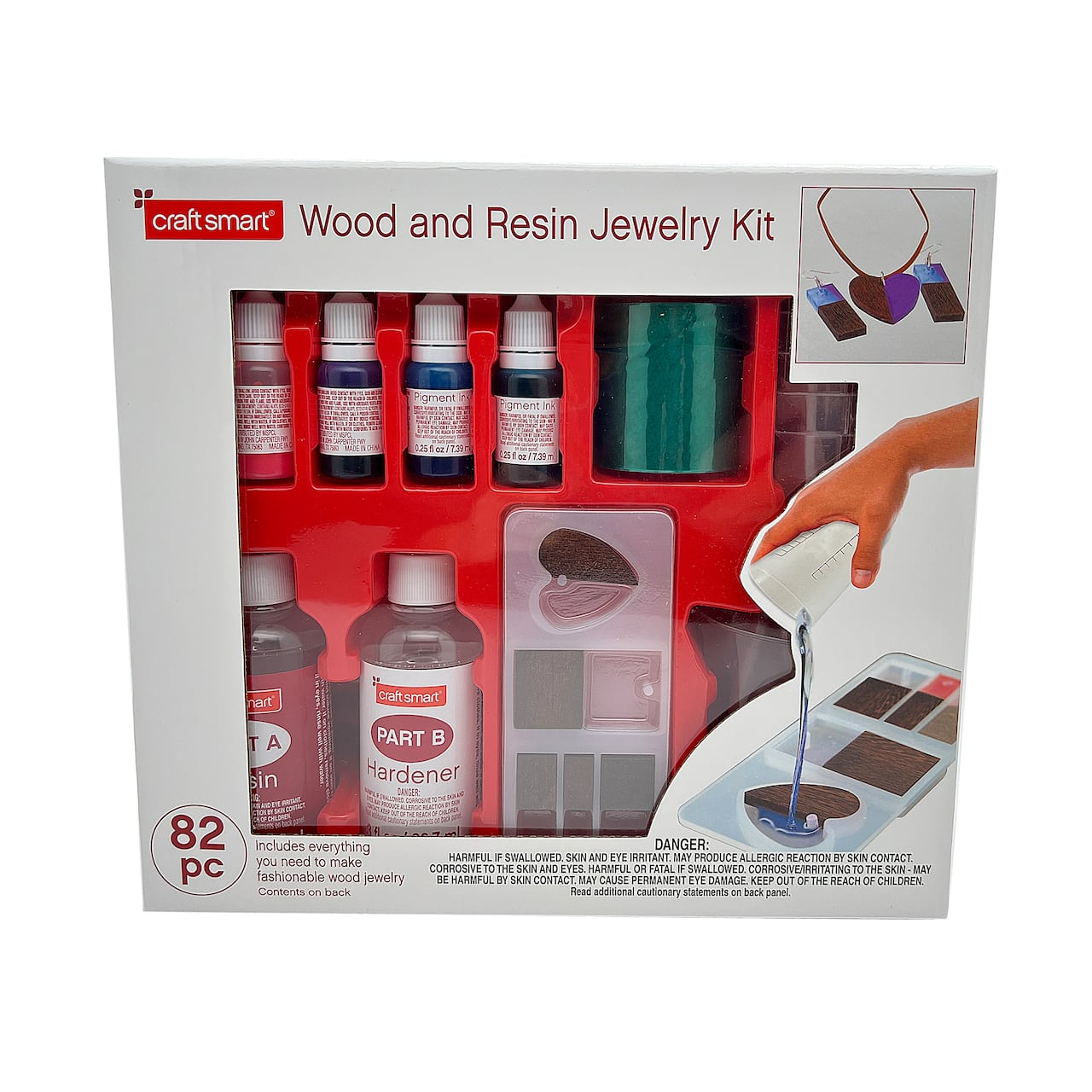 Wood & Resin Jewelry Kit by Craft Smart®